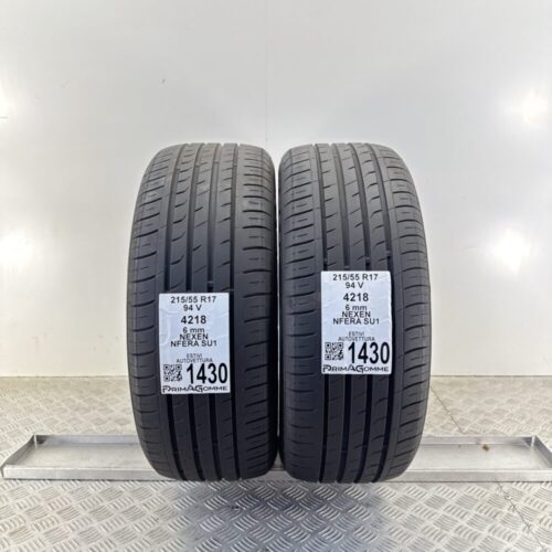 Gomme Usate 215 55 R17 94V Nexen N’Fera SU1 86% Estive