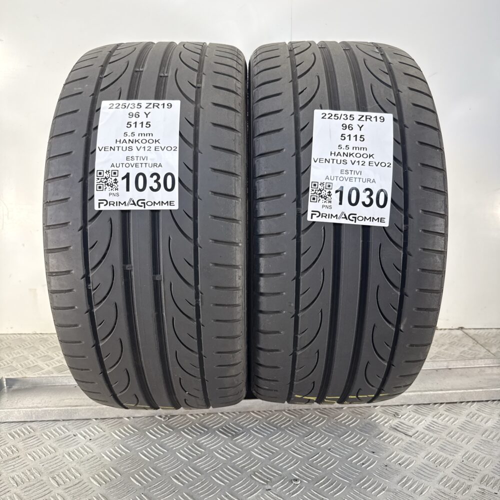 Gomme Usate 225 35 ZR19 96Y Hankook Ventus V12 Evo2 79% Estive | Gomme Usate | PrimaGomme.it Gomme Usate 225 35 ZR19 96Y Hankook Ventus V12 Evo2 79% Estive