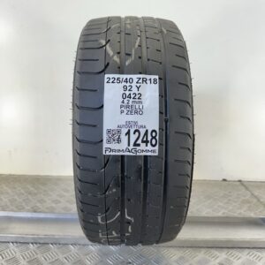 Pneumatico Usato 225 40 ZR18 92Y Pirelli P Zero Estivo