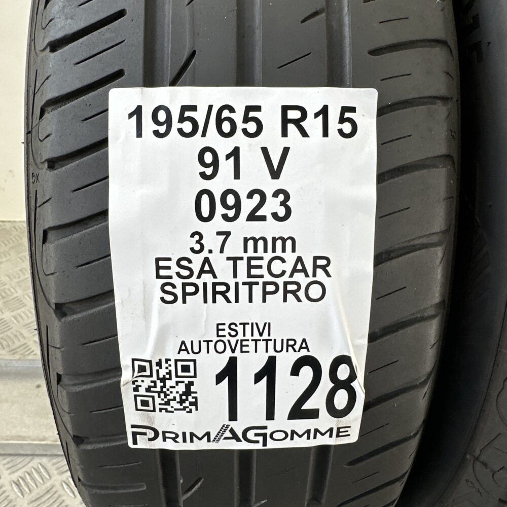 Gomme Usate 195 65 R15 91V ESA TECAR SPIRITPRO Estive | Gomme Usate | PrimaGomme.it Gomme Usate 195 65 R15 91V ESA TECAR SPIRITPRO Estive - immagine 3