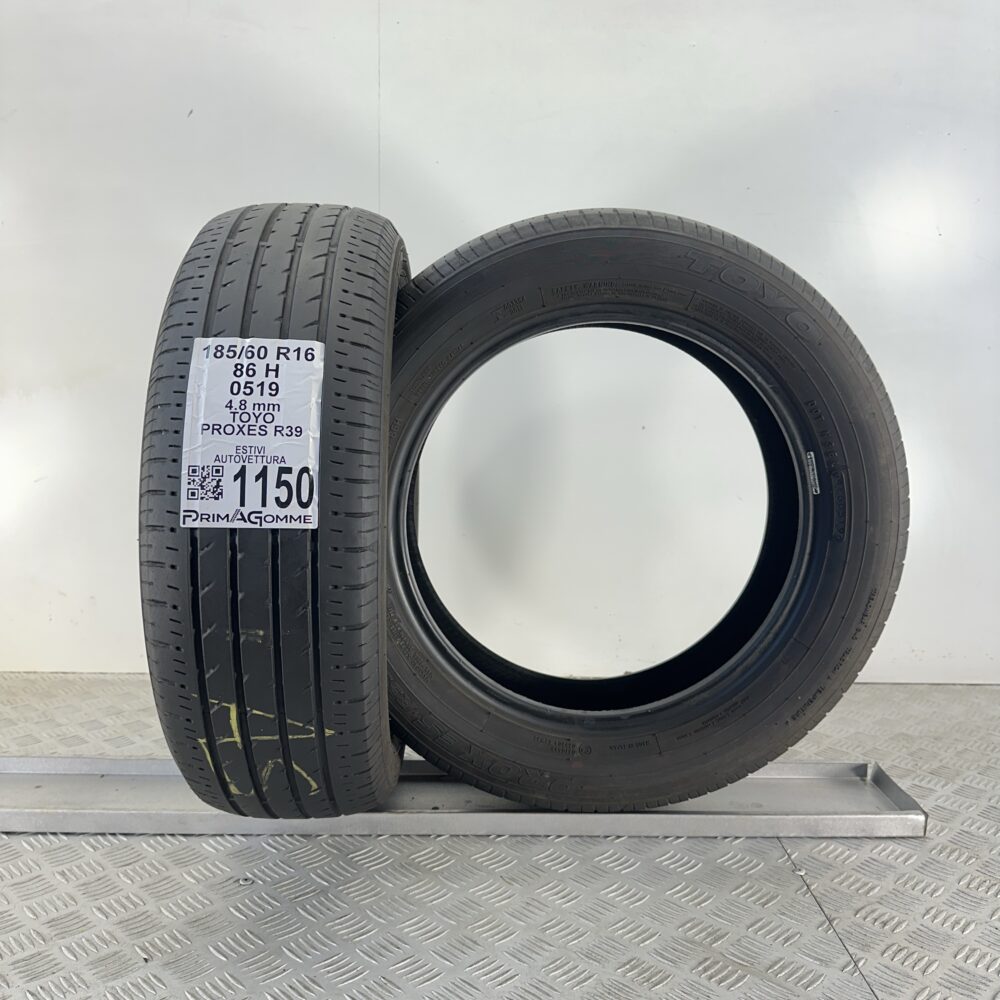 Gomme Usate 185 60 R16 86H Toyo Proxes R39 68% Estive | Gomme Usate | PrimaGomme.it Gomme Usate 185 60 R16 86H Toyo Proxes R39 68% Estive - immagine 6