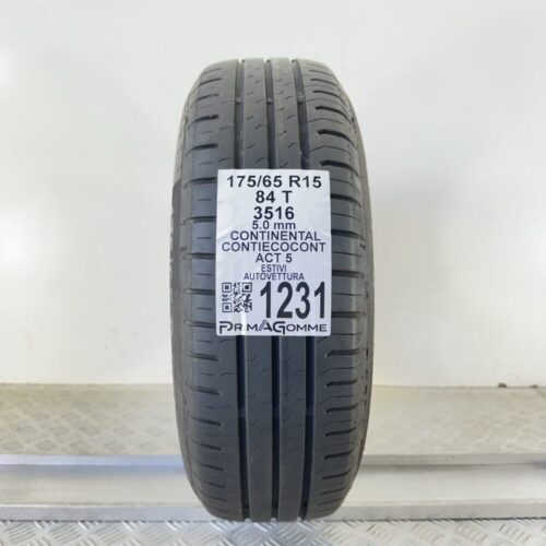 Pneumatico Usato 175 65 R15 84T Continental ContiEcoContact 5 71% Estivo