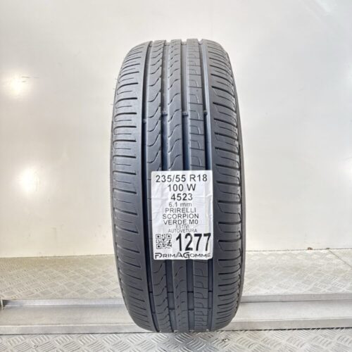 Pneumatico Usato 235 55 R18 100W Pirelli Scorpion Verde MO 87% Estivo