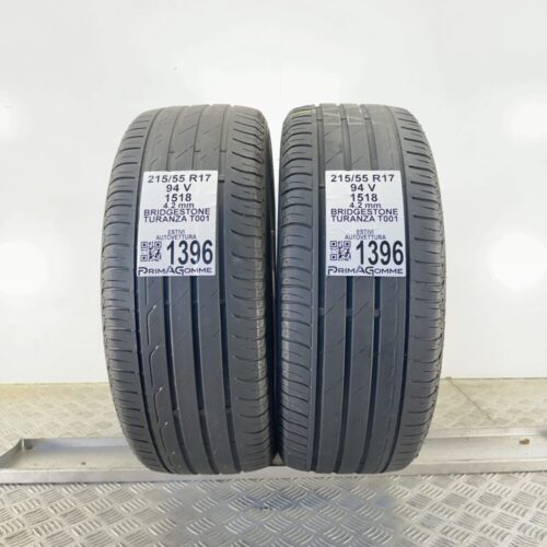 Gomme Usate 215 55 R17 94V Bridgestone Turanza T001 Estive