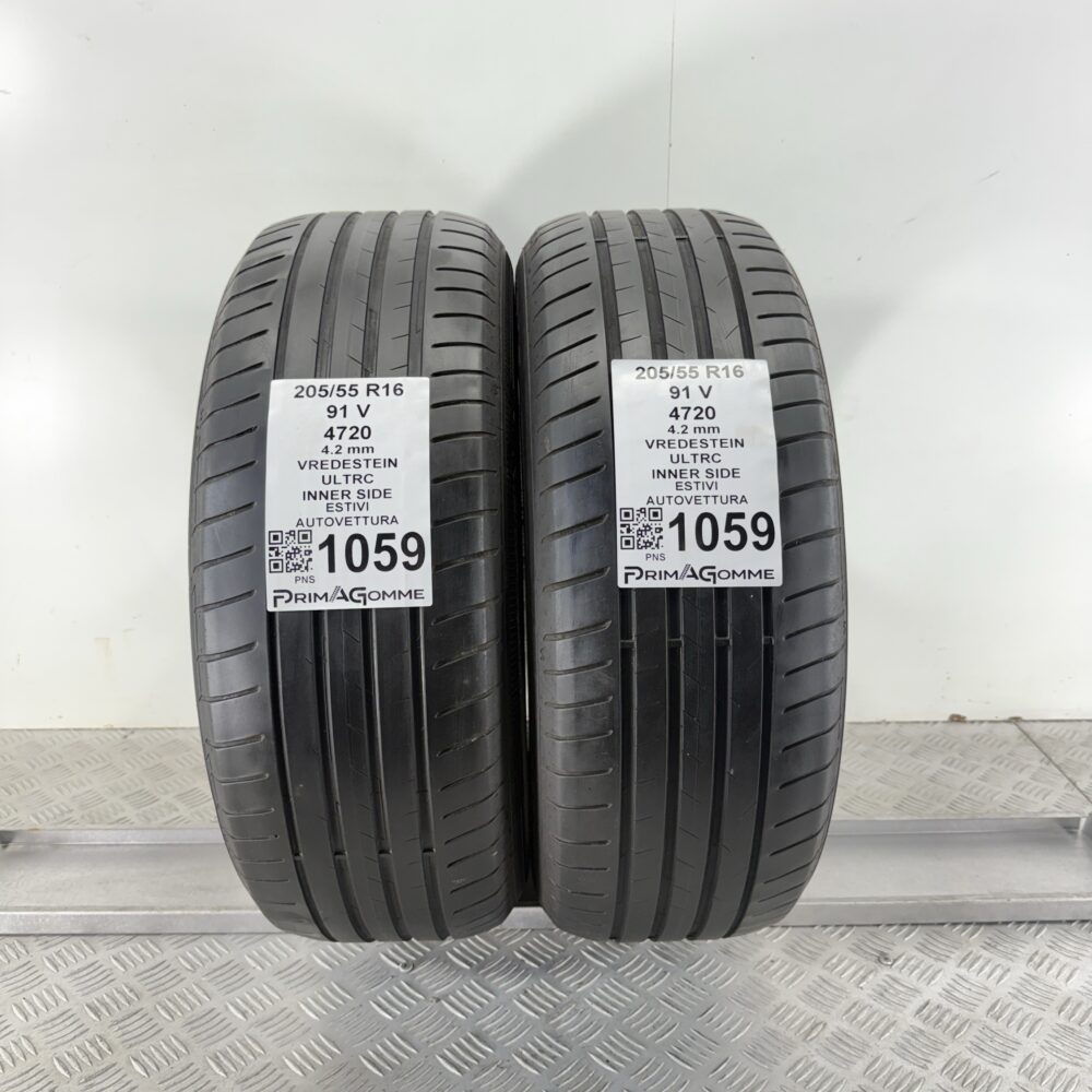 Gomme Usate 205 55 R16 91V Vredestein Ultrac Estive | Gomme Usate | PrimaGomme.it Gomme Usate 205 55 R16 91V Vredestein Ultrac Estive