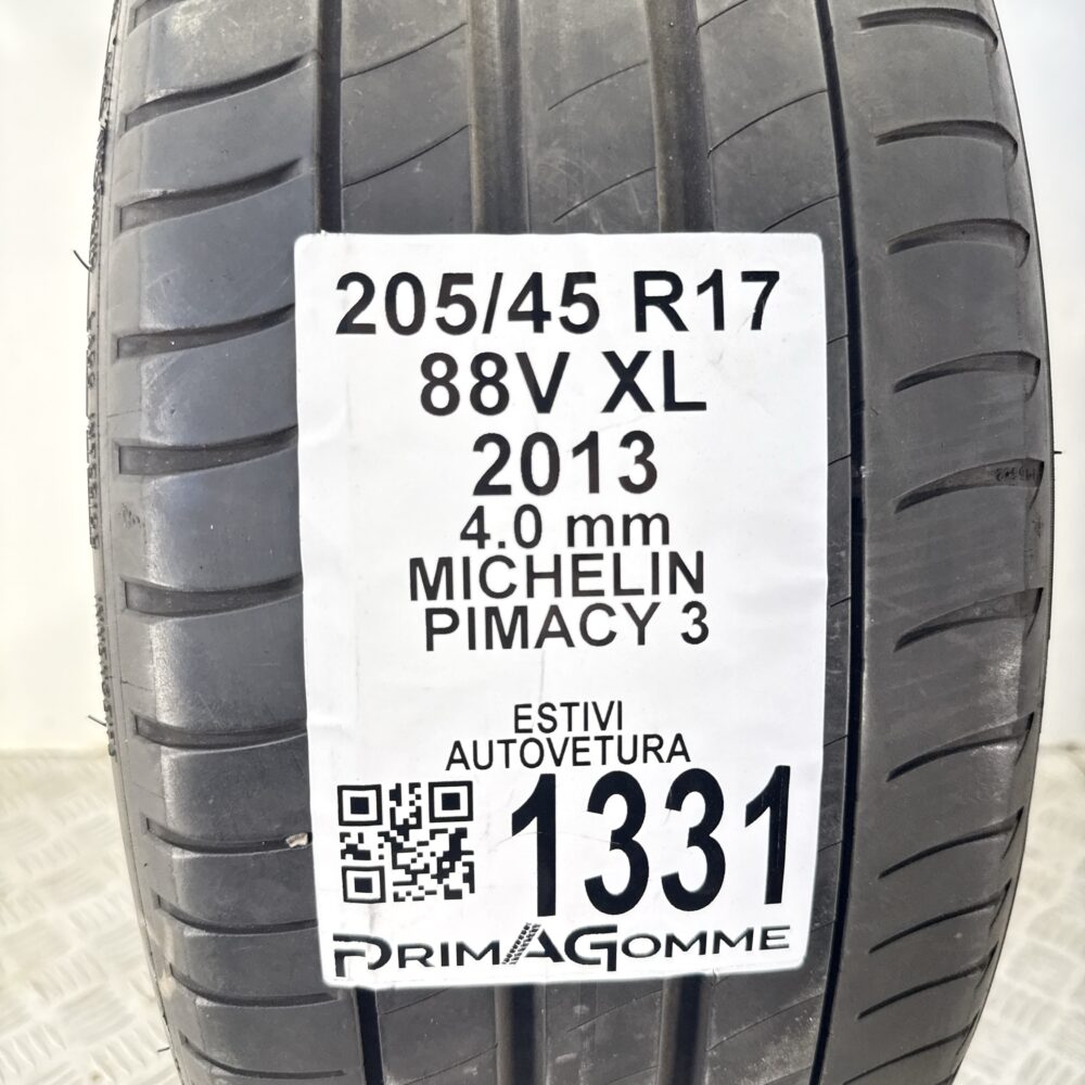 Gomma Usata 205 45 R17 88V Michelin Primacy 3 Estiva | Gomme Usate | PrimaGomme.it Gomma Usata 205 45 R17 88V Michelin Primacy 3 Estiva - immagine 3