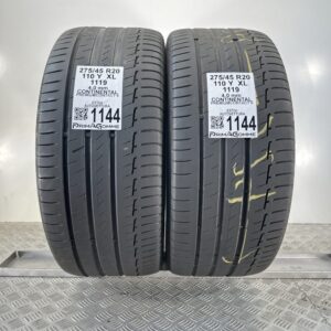 Gomme Usate 275 45 R20 XL 110Y Continental PremiumContact 6 Estive