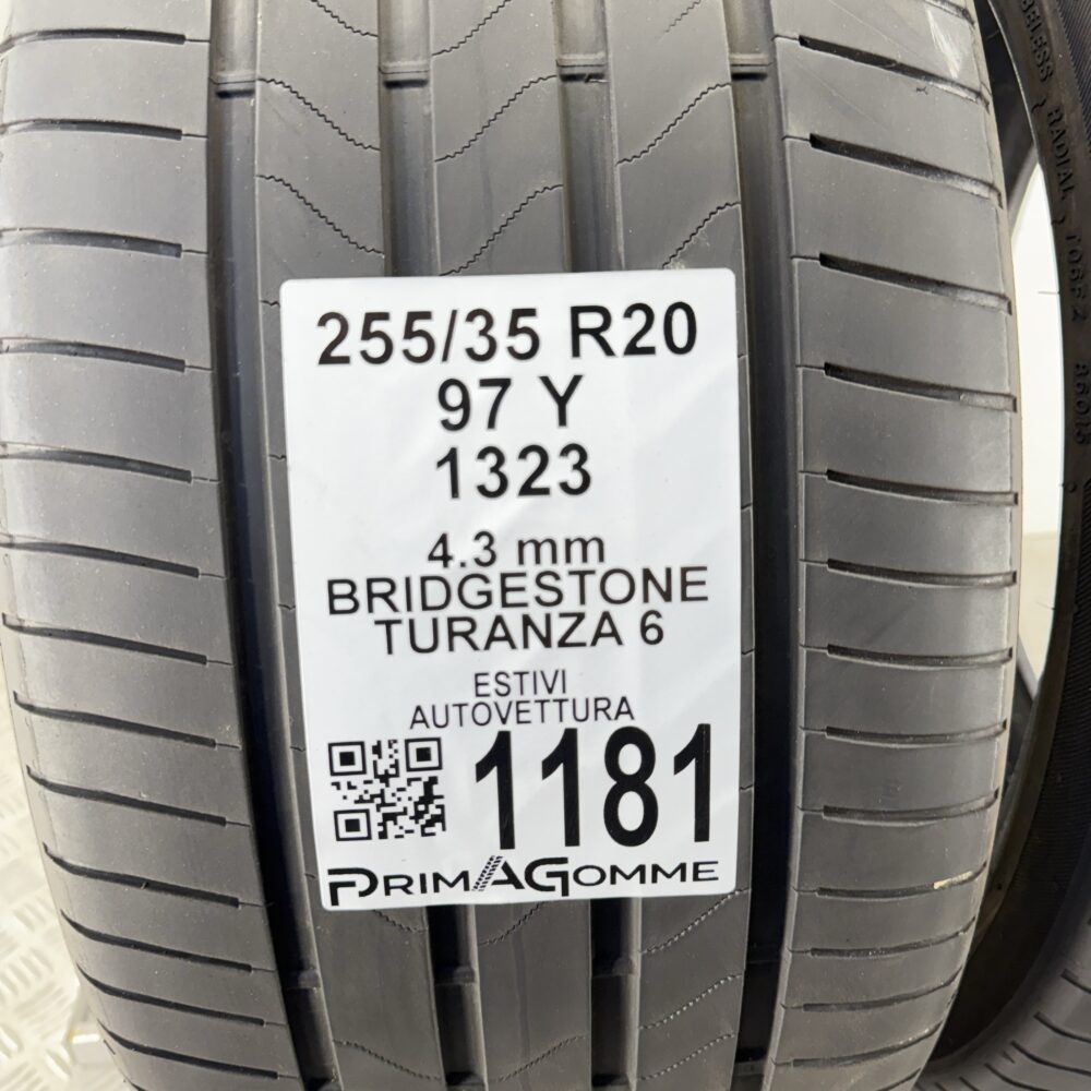 Pneumatici Usati 255 35 R20 97Y BRIDGESTONE Turanza 6 Estive | Gomme Usate | PrimaGomme.it Pneumatici usati 255 35 R20 BRIDGESTONE Turanza 6 - foto 8