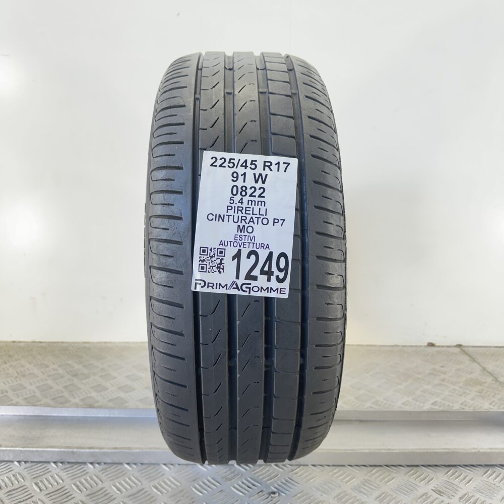 Pneumatico Usato 225 45 R17 91W Pirelli Cinturato P7 MO 77% Estivo | Gomme Usate | PrimaGomme.it Pneumatico usato 225 45 R17 Pirelli Cinturato P7 MO - foto 5