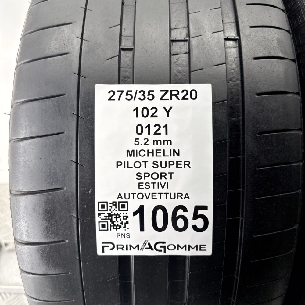 Gomme Usate 275 35 ZR20 102Y Michelin Pilot Super Sport 74% Estive | Gomme Usate | PrimaGomme.it Gomme Usate 275 35 ZR20 102Y Michelin Pilot Super Sport 74% Estive - immagine 3