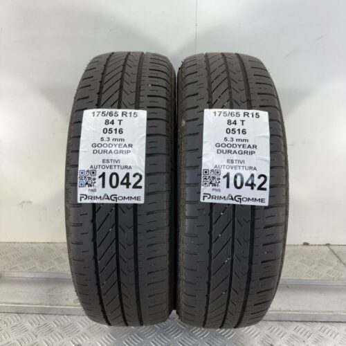 Gomme Usate 175 65 R15 84T Goodyear Duragrip 76% Estive