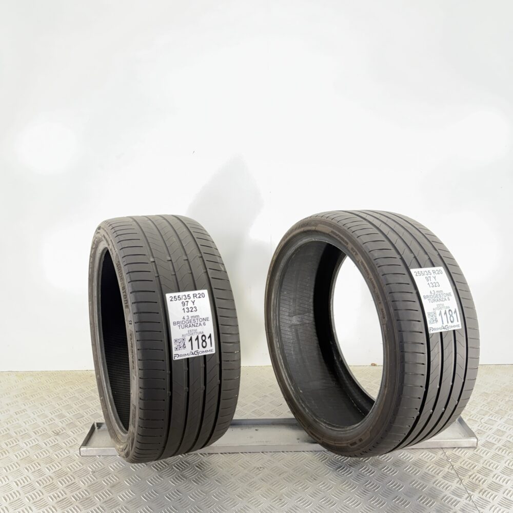 Pneumatici Usati 255 35 R20 97Y BRIDGESTONE Turanza 6 Estive | Gomme Usate | PrimaGomme.it Pneumatici usati 255 35 R20 BRIDGESTONE Turanza 6