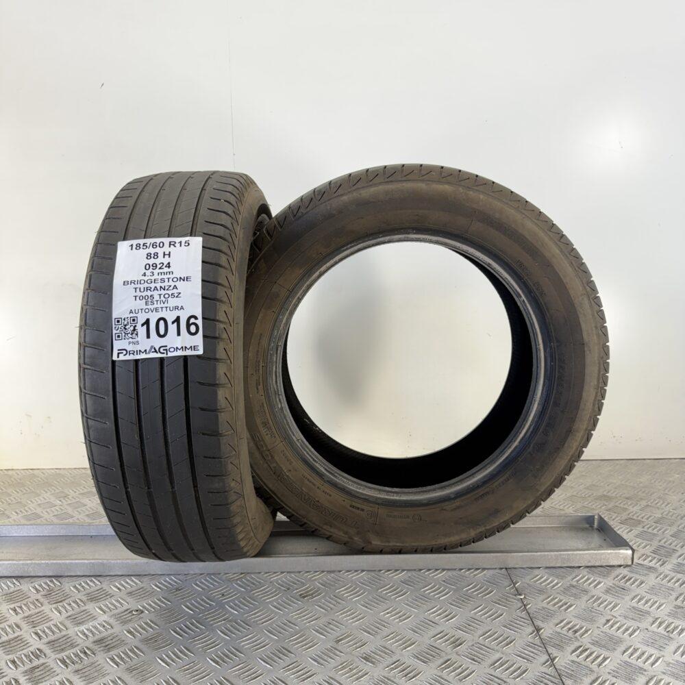 Gomme Usate 185 60 R15 88H Bridgestone Turanza Estive | Gomme Usate | PrimaGomme.it Gomme Usate 185 60 R15 88H Bridgestone Turanza Estive - immagine 7