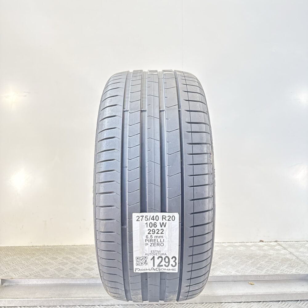 Gomma Usata 275 40 R20 106W RUNFLAT Pirelli P Zero 93% Estiva | Gomme Usate | PrimaGomme.it Gomma Usata 275 40 R20 106W RUNFLAT Pirelli P Zero 93% Estiva