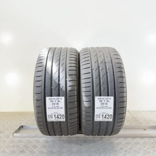 Gomme Usate 255 40 ZR18 99Y Nokian Zline 82% Estive