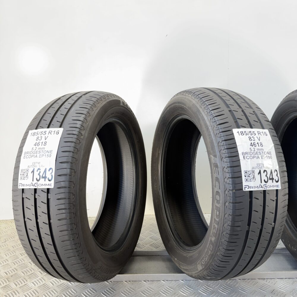 Gomme Usate 185 55 R16 83V Bridgestone Ecopia EP150 74% Estive | Gomme Usate | PrimaGomme.it Gomme Usate 185 55 R16 83V Bridgestone Ecopia EP150 74% Estive - immagine 3