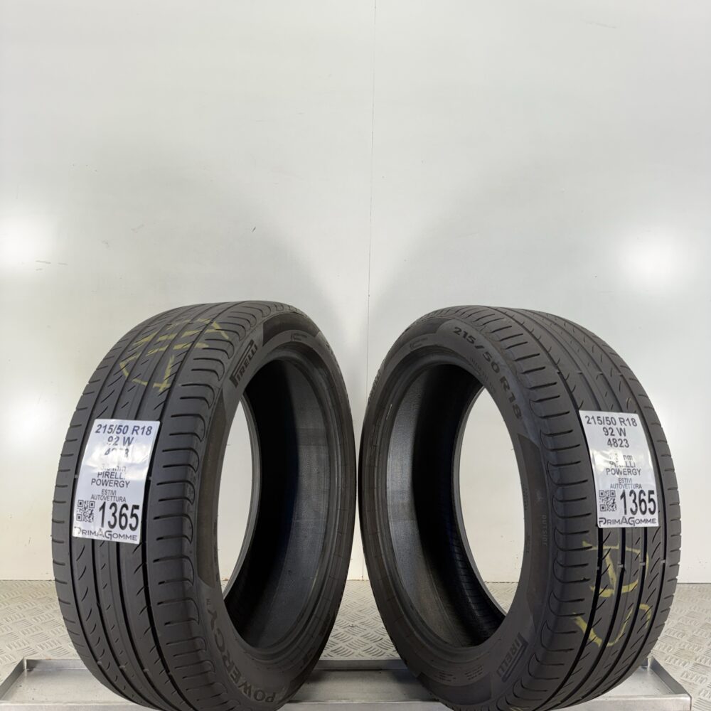 Pneumatici Usati 215 50 R18 92W PIRELLI POWERGY Estive | Gomme Usate | PrimaGomme.it Pneumatici usati 215 50 R18 PIRELLI POWERGY