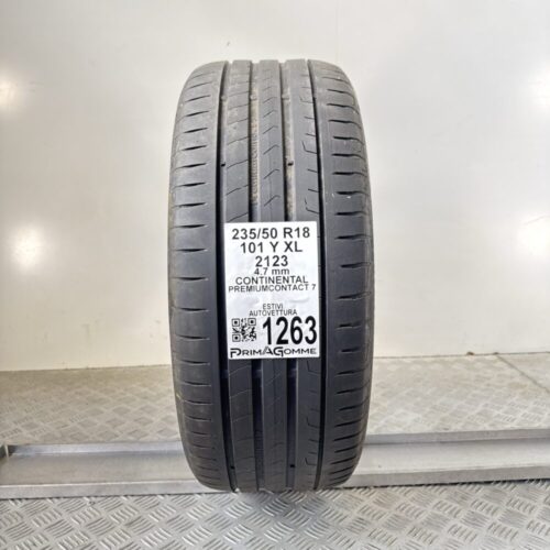 Gomma Usata 235 50 R18 XL 101Y Continental PremiumContact 7 Estiva