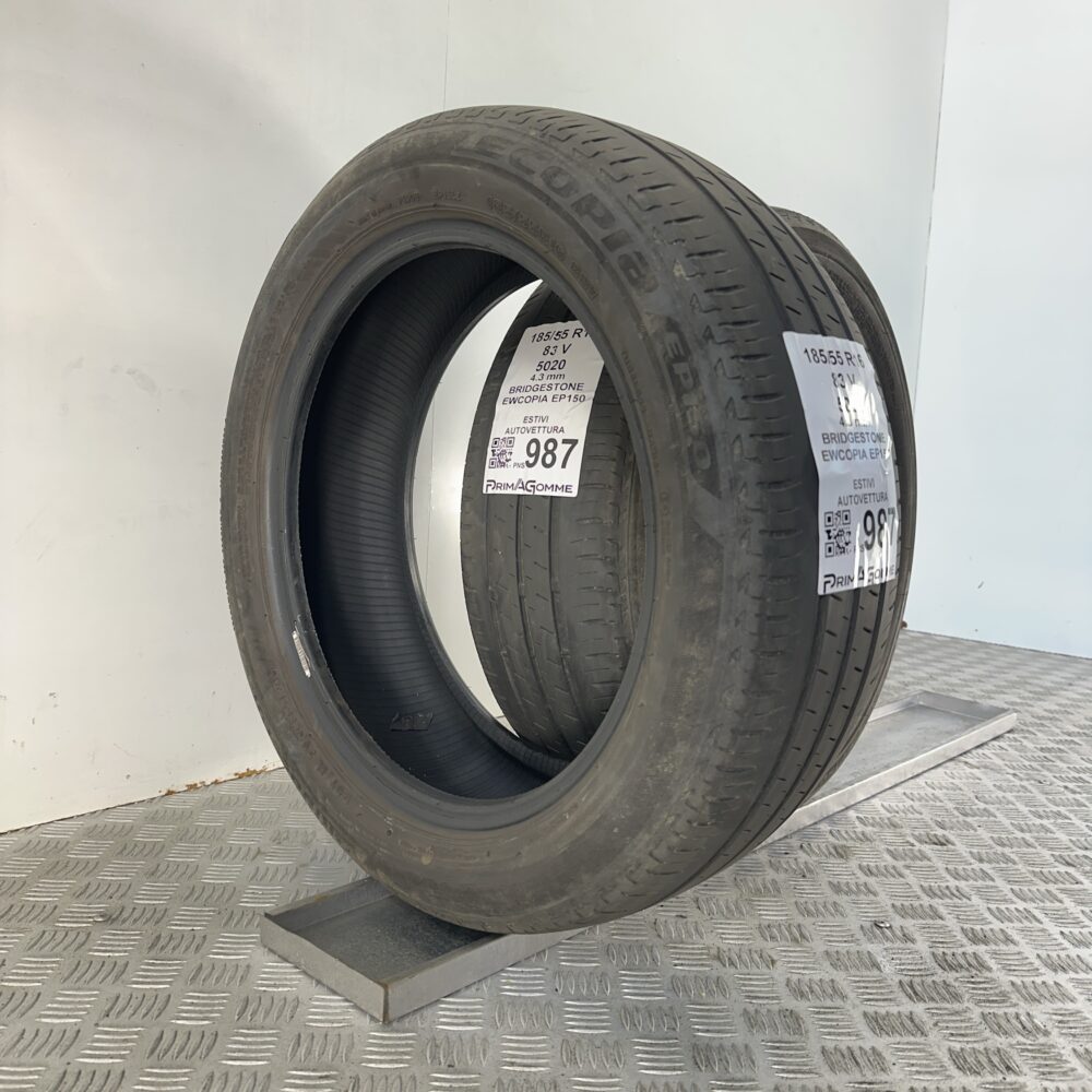 Gomme Usate 185 55 R16 83V Bridgestone Ecopia EP150 Estive | Gomme Usate | PrimaGomme.it Gomme Usate 185 55 R16 83V Bridgestone Ecopia EP150 Estive - immagine 7