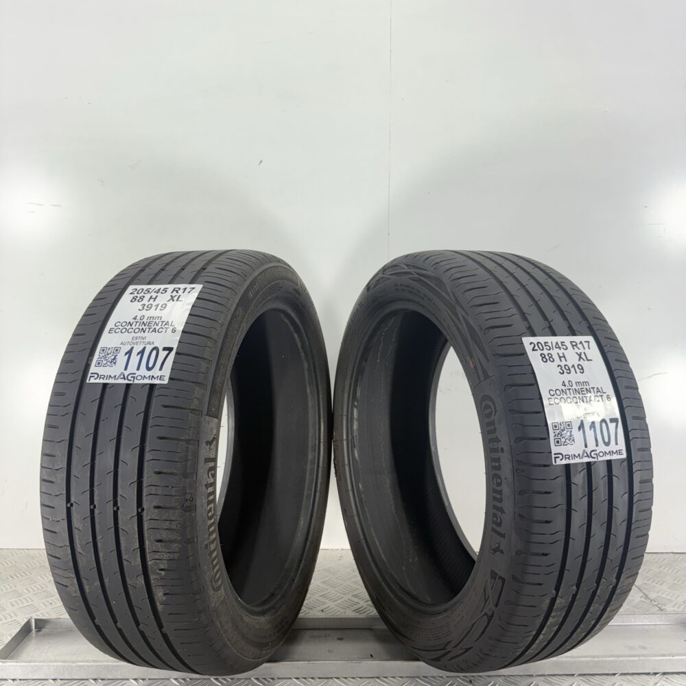 Gomme Usate 205 45 R17 XL 88H Continental Ecocontact 6 Estive | Gomme Usate | PrimaGomme.it Gomme Usate 205 45 R17 XL 88H Continental Ecocontact 6 Estive - immagine 9