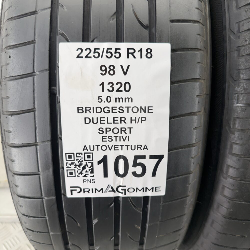 Gomme Usate 225 55 R18 98V Bridgestone Dueler H/P Sport 71% Estive | Gomme Usate | PrimaGomme.it Gomme Usate 225 55 R18 98V Bridgestone Dueler H/P Sport 71% Estive - immagine 3