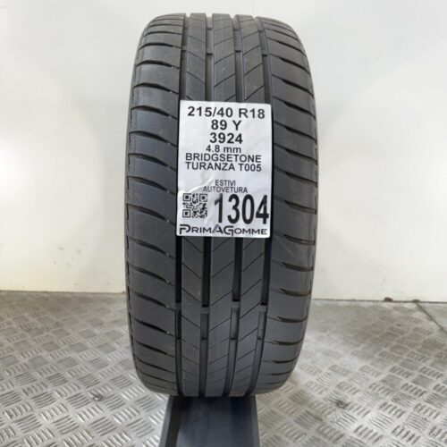 Gomma Usata 215 40 R18 89Y Bridgestone Turanza T005 Estive