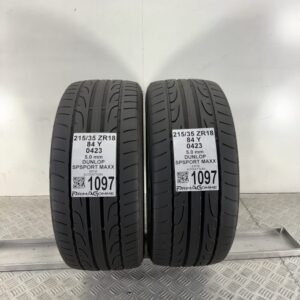 Gomme Usate 215 35 ZR18 84Y Dunlop SP Sport Maxx 71% Estive
