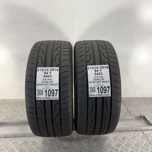 Gomme Usate 215 35 ZR18 84Y Dunlop SP Sport Maxx 71% Estive