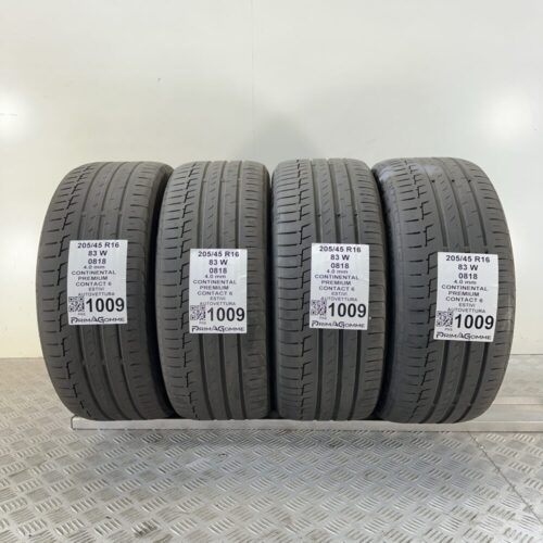 Gomme Usate 205 45 R16 83W Continental Premium Contact 6 Estive