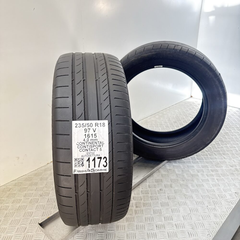 Gomme Usate 235 50 R18 97V Continental ContiSport Contact 5 Estive | Gomme Usate | PrimaGomme.it Gomme Usate 235 50 R18 97V Continental ContiSport Contact 5 Estive - immagine 7