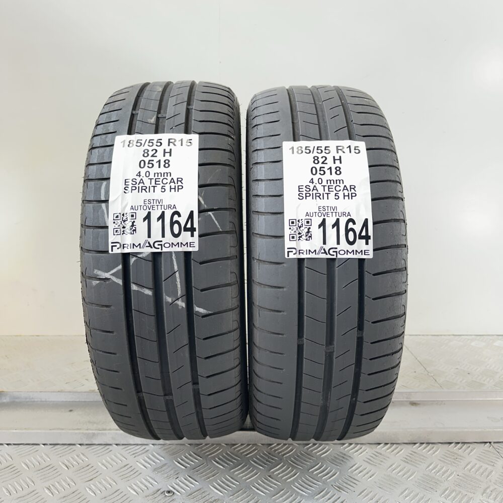 Gomme Usate 185 55 R15 82H ESA Tecar Spirit 5 HP Estive | Gomme Usate | PrimaGomme.it Gomme Usate 185 55 R15 82H ESA Tecar Spirit 5 HP Estive
