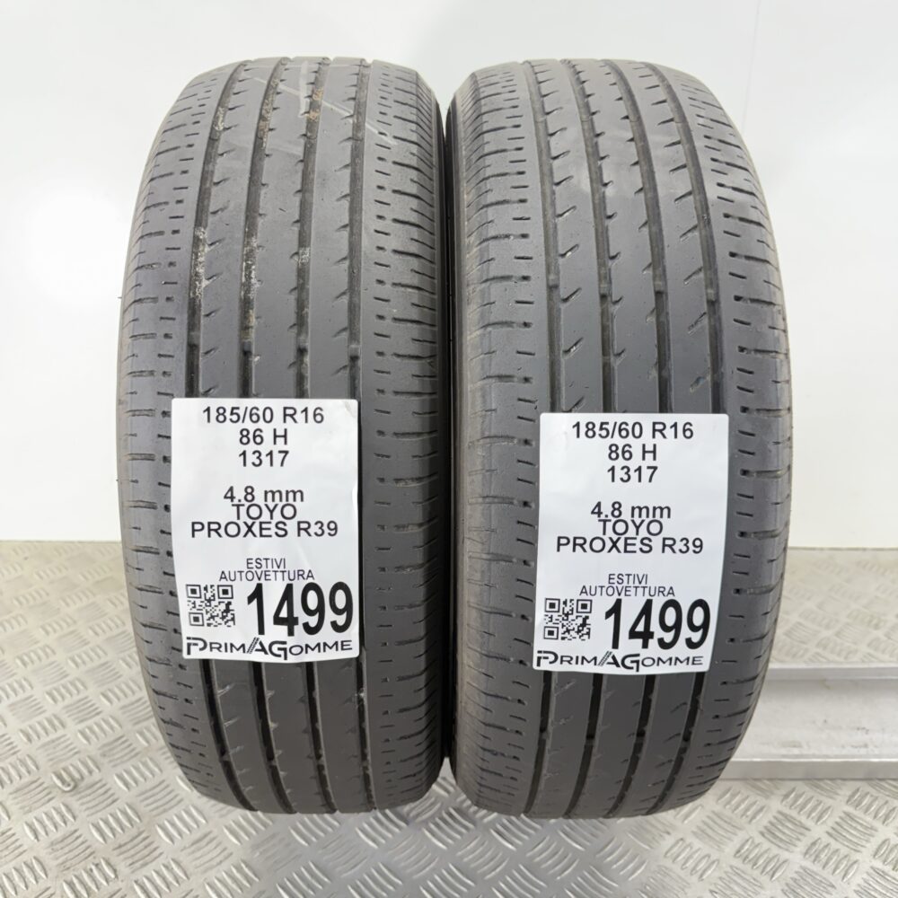 Gomme Usate 185 60 R16 86H Toyo Proxes R39 Estive | Gomme Usate | PrimaGomme.it Gomme Usate 185 60 R16 86H Toyo Proxes R39 Estive - immagine 9