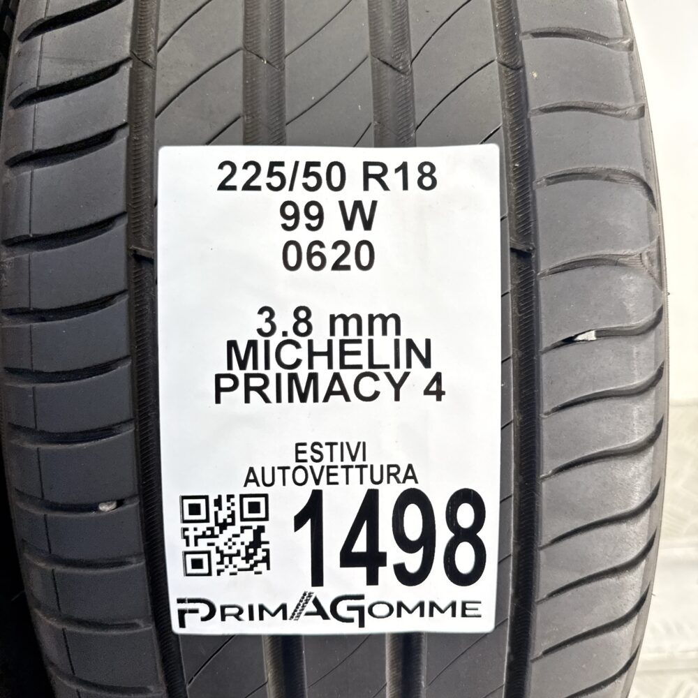 Gomme Usate 225 50 R18 99W Michelin Primacy 4 Estive | Gomme Usate | PrimaGomme.it Gomme Usate 225 50 R18 99W Michelin Primacy 4 Estive - immagine 3
