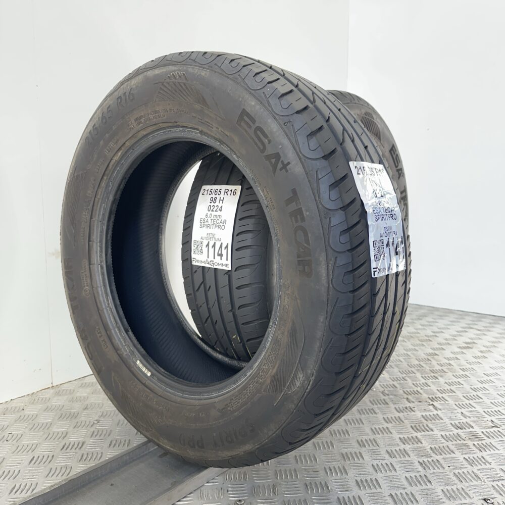 Gomme Usate 215 65 R16 98H ESA TECAR SPIRITPRO 85% Estive | Gomme Usate | PrimaGomme.it Gomme Usate 215 65 R16 98H ESA TECAR SPIRITPRO 85% Estive - immagine 4