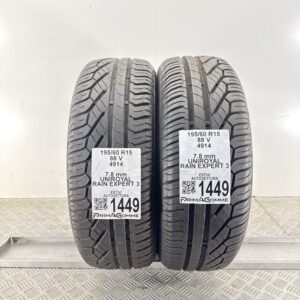 Gomme Usate 195 60 R15 88V Uniroyal Rain Expert 3 99% Estive