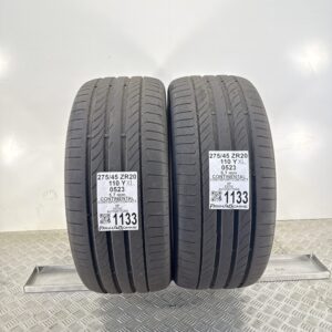 Gomme Usate 275 45 XR20 XL 110Y Continental ContiSportContact 81% Estive