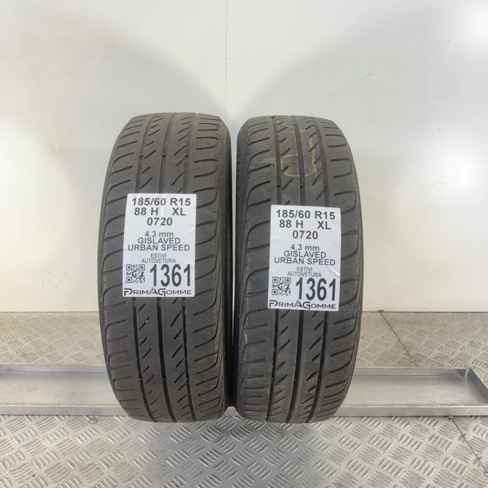 Gomme Usate 185 60 R15 XL 88H Gislaved Urban Speed Estive | Gomme Usate | PrimaGomme.it Gomme Usate 185 60 R15 XL 88H Gislaved Urban Speed Estive