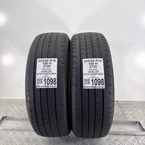 Gomme Usate 225 60 R18 100H Dunlop ST30 Randtrek 71% Estive