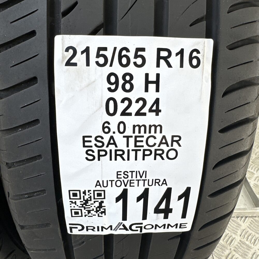 Gomme Usate 215 65 R16 98H ESA TECAR SPIRITPRO 85% Estive | Gomme Usate | PrimaGomme.it Gomme Usate 215 65 R16 98H ESA TECAR SPIRITPRO 85% Estive - immagine 3