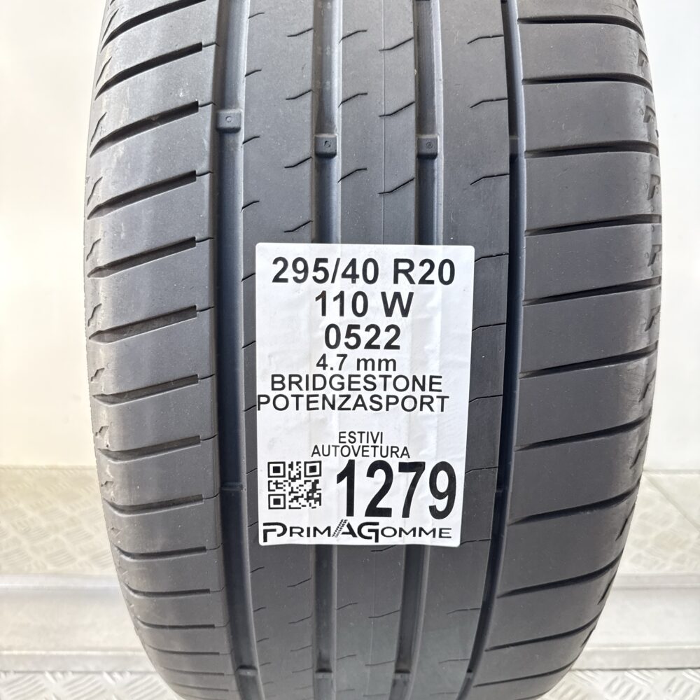 Gomma Usata 295 40 R20 110W Bridgestone PotenzaSport Estiva | Gomme Usate | PrimaGomme.it Gomma Usata 295 40 R20 110W Bridgestone PotenzaSport Estiva - immagine 3