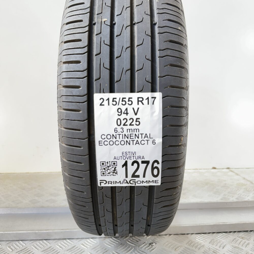 Pneumatico Usato 215 55 R17 94V Continental EcoContact 6 90% Estivo | Gomme Usate | PrimaGomme.it Pneumatico usato 215 55 R17 Continental EcoContact 6 - foto 6