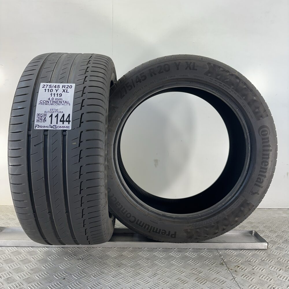 Gomme Usate 275 45 R20 XL 110Y Continental PremiumContact 6 Estive | Gomme Usate | PrimaGomme.it Gomme Usate 275 45 R20 XL 110Y Continental PremiumContact 6 Estive - immagine 5