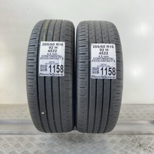 Gomme Usate 205 60 R16 92H Continental Ecocontact 6 Estive