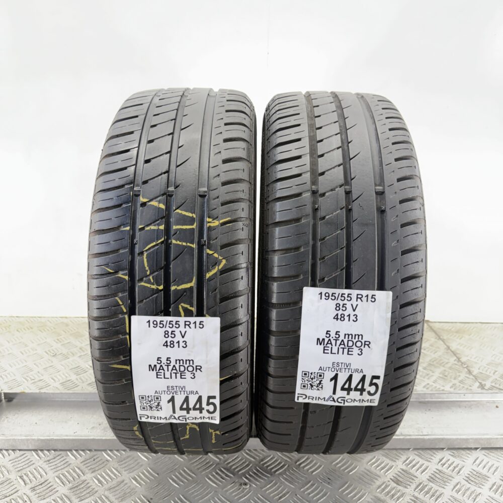 Gomme Usate 195 55 R15 85V Matador Elite 3 78% Estive | Gomme Usate | PrimaGomme.it Gomme Usate 195 55 R15 85V Matador Elite 3 78% Estive - immagine 5
