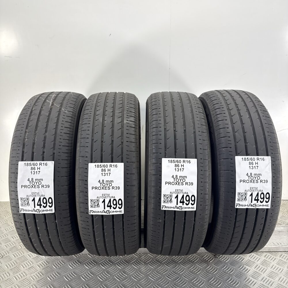 Gomme Usate 185 60 R16 86H Toyo Proxes R39 Estive | Gomme Usate | PrimaGomme.it Gomme Usate 185 60 R16 86H Toyo Proxes R39 Estive