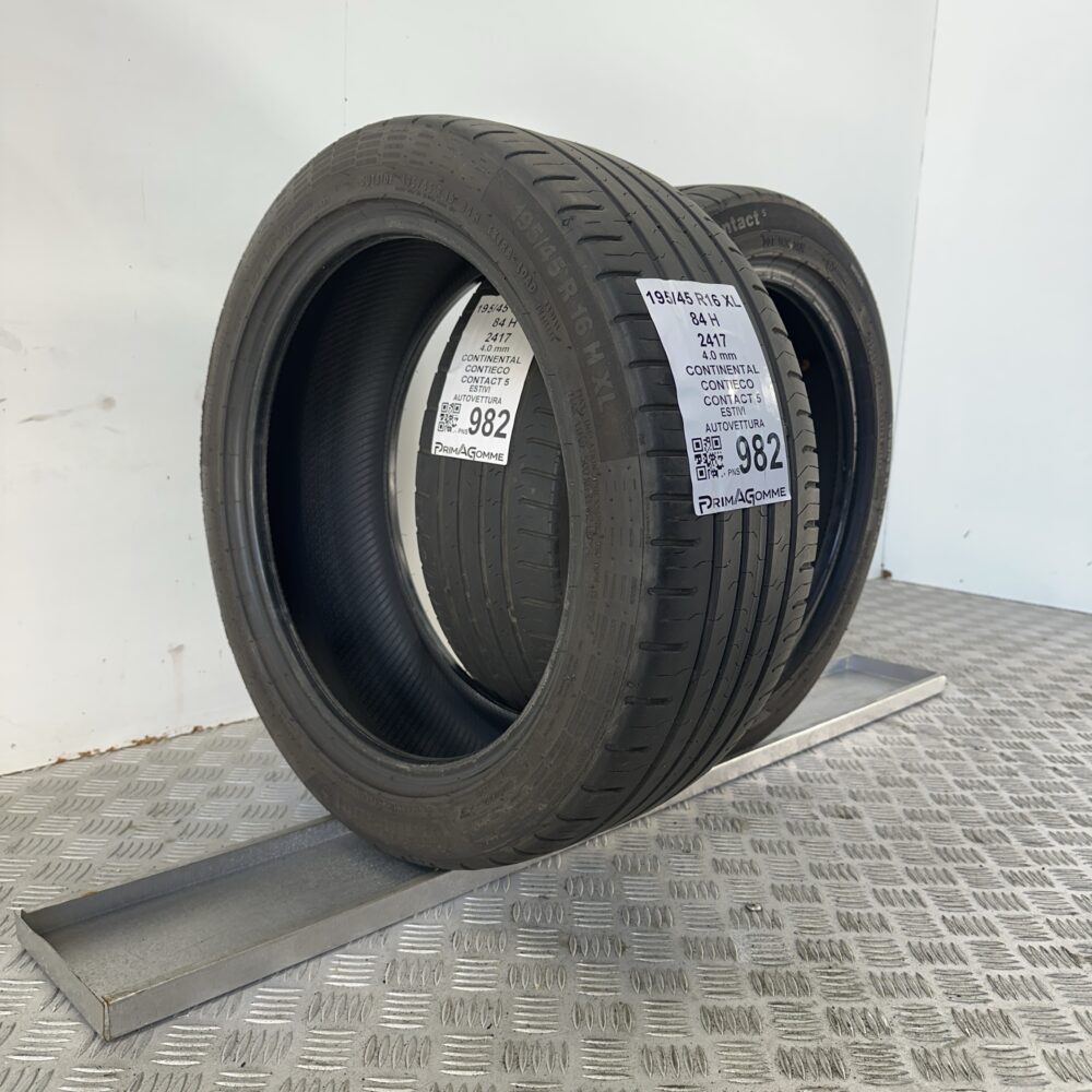 Gomme Usate 195 45 R16 XL 84H Continental ContiEcoContact 5 Estive | Gomme Usate | PrimaGomme.it Gomme Usate 195 45 R16 XL 84H Continental ContiEcoContact 5 Estive - immagine 4