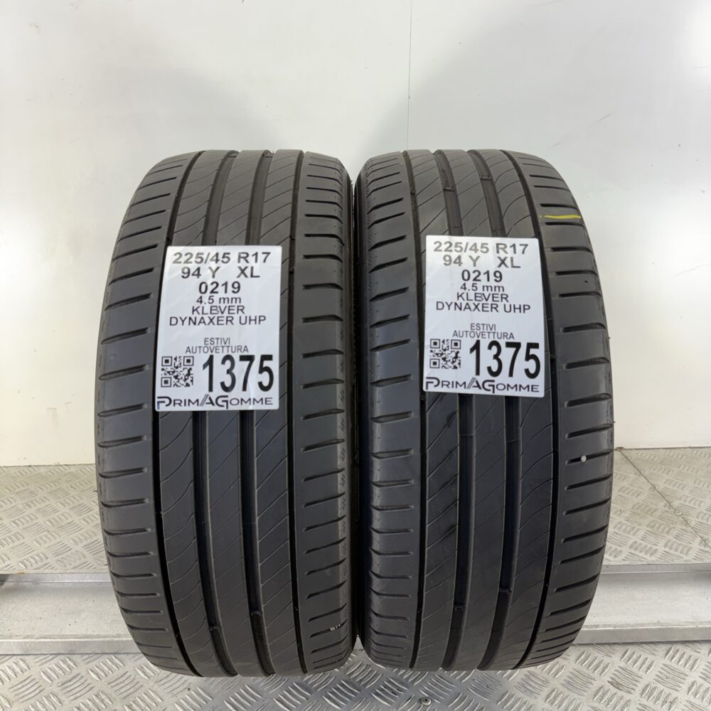 Pneumatici Usati 225 45 R17 XL 94Y Kleber Dynaxer UHP Estive | Gomme Usate | PrimaGomme.it Pneumatici usati 225 45 R17 Kleber Dynaxer UHP - foto 8