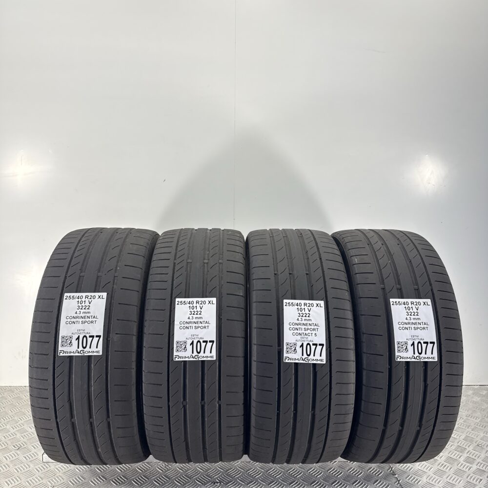 Gomme Usate 255 40 R20 XL 101V Continental ContiSportContact 5 Estive | Gomme Usate | PrimaGomme.it Gomme Usate 255 40 R20 XL 101V Continental ContiSportContact 5 Estive
