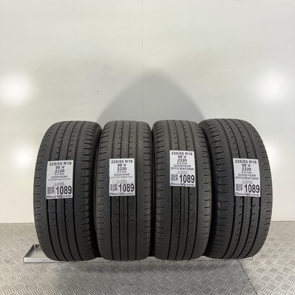 Gomme Usate 225 55 R18 98V Goodyear EfficientGrip SUV 78% Estive | Gomme Usate | PrimaGomme.it Gomme Usate 225 55 R18 98V Goodyear EfficientGrip SUV 78% Estive