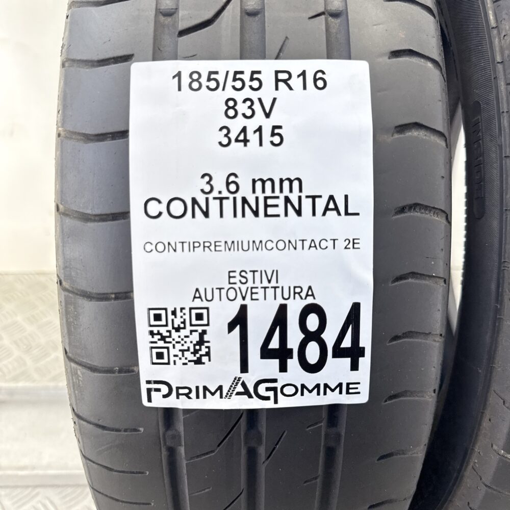 Gomme Usate 185 55 R16 83V Continental ContiPremiumContact 2E Estive | Gomme Usate | PrimaGomme.it Gomme Usate 185 55 R16 83V Continental ContiPremiumContact 2E Estive - immagine 3